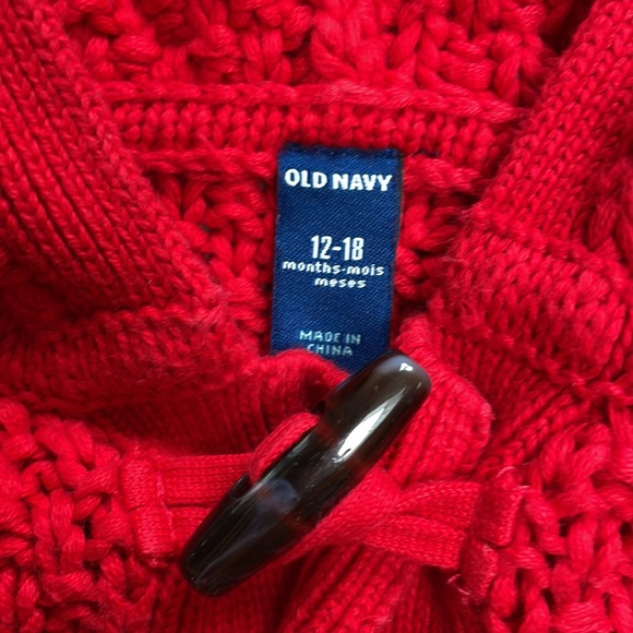 Old Navy crochet cardigan with toggle buttons - Picture 2 of 4